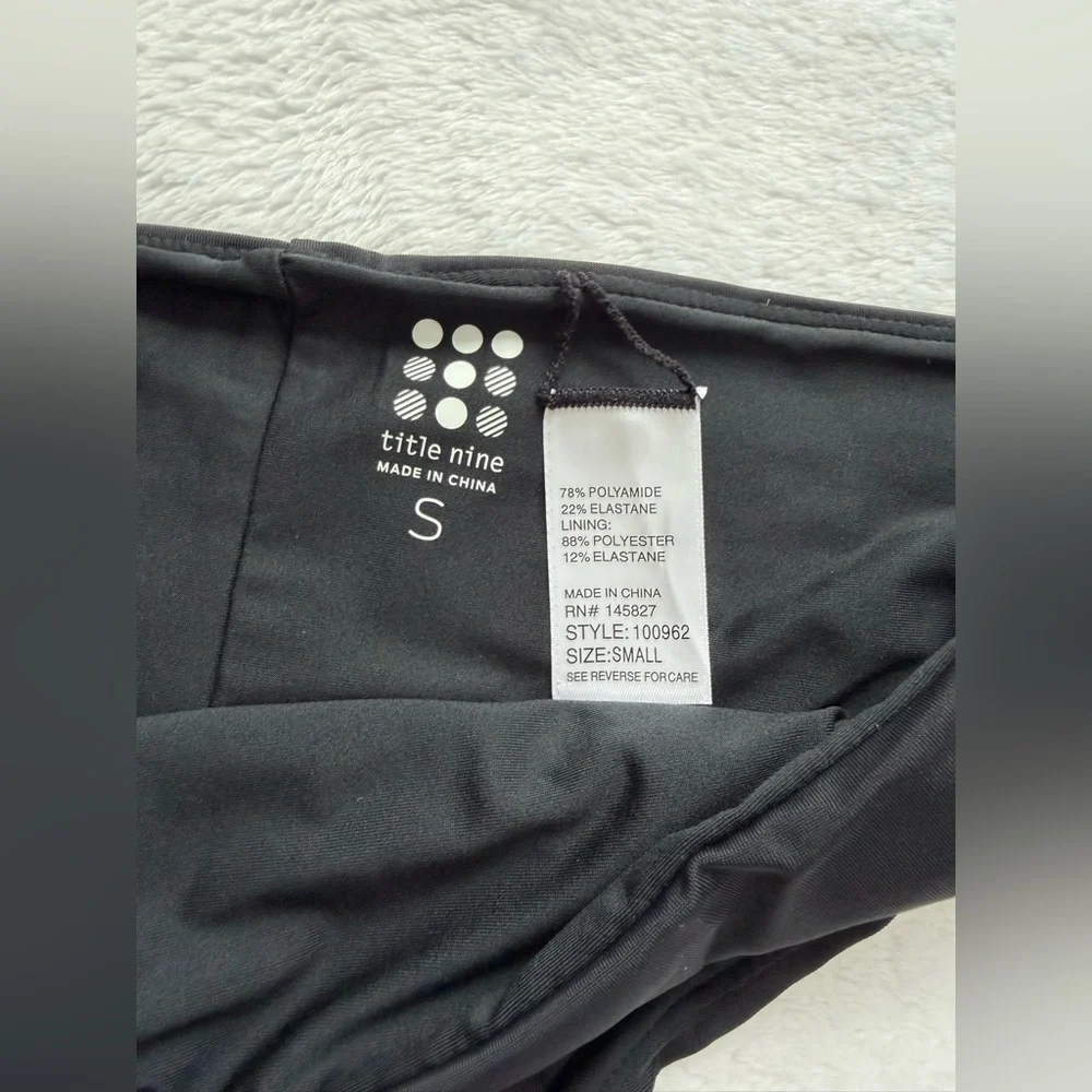 Title Nine Bikini Bottom - Solid Black NWT - Picture 4 of 5